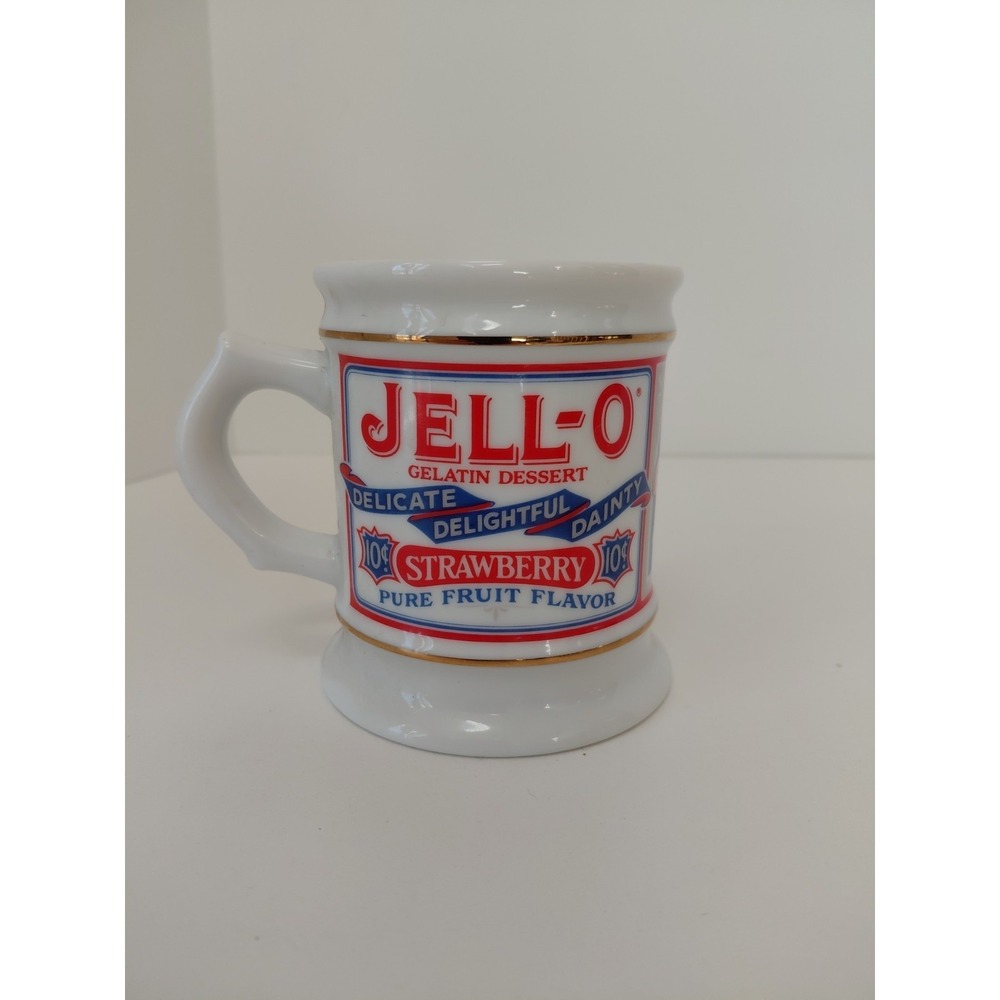 Vintage 1985 Franklin Mint Corner Store Porcelain Mug Collection JELL-O‎ *
